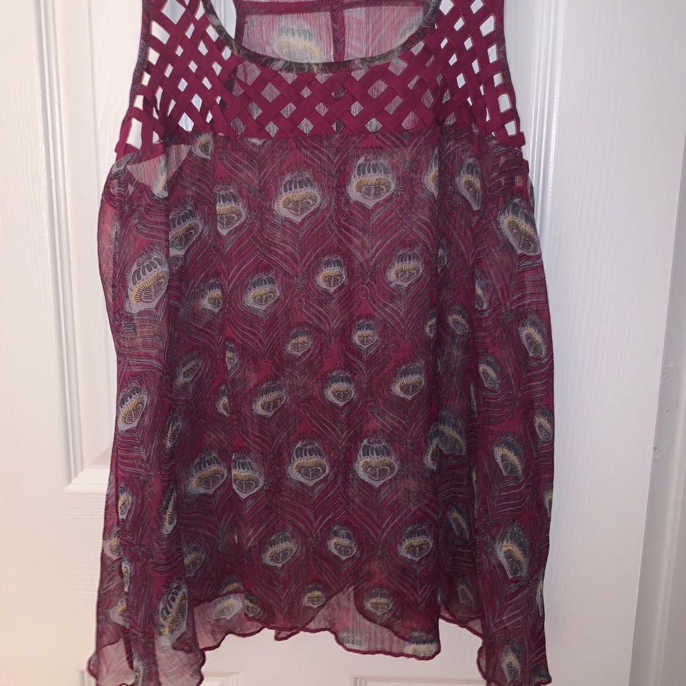 Flowey Racerback Tank Top - Picture 2 of 4